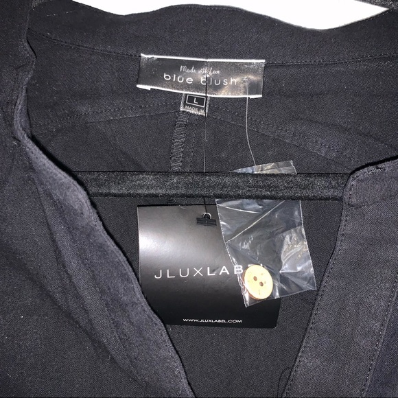 NWT JLUXLABEL Black Utility Romper - Picture 11 of 13